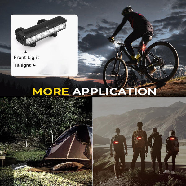 1800 Lumen Led Bike Light Usb Rechargeable With Power Bank Century Of Lights For Mountain Bikes And Road Waterproof Lights & Reflectors