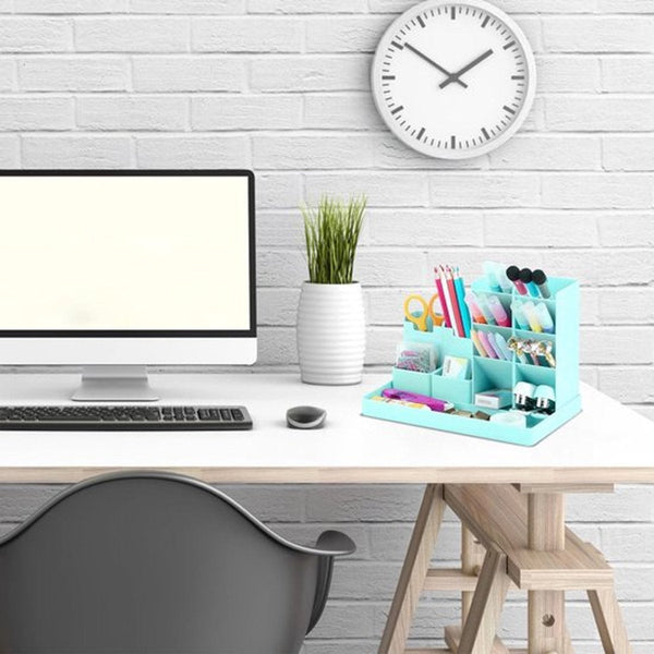 Diy Desktop Storage Pen Holder Organizer Green Pen Holders