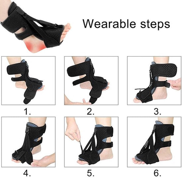 Night Splint Heel Spur Orthosis Achilles Tendon Strasbourg Sock Extra Support Blauw Orthotics Braces & Sleeves