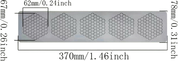 Honeycomb Silicone Mold / Tile Muffin Pans & Baking Moulds