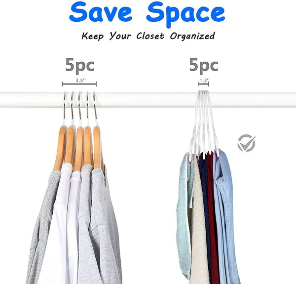 Hangers Children's Baby Plastic For Wardrobe 20 Non Slip Toddler Clothes Pants Jackets Dresses Wit Hooks & Hangers