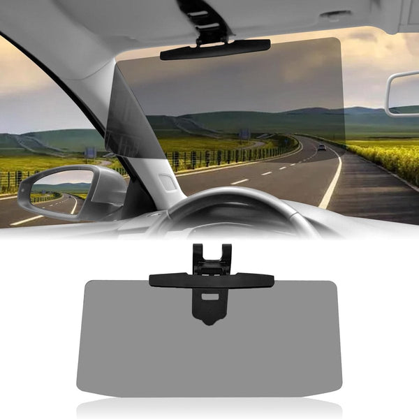Car Sunshade Universal Polarized Anti Glare Visor Extension Powerful Light Blocking Protection Diffused Safe Driving Uv 32 X 14.5 Cm Black Sun Visors