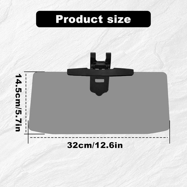 Car Sunshade Universal Polarized Anti Glare Visor Extension Powerful Light Blocking Protection Diffused Safe Driving Uv 32 X 14.5 Cm Black Sun Visors