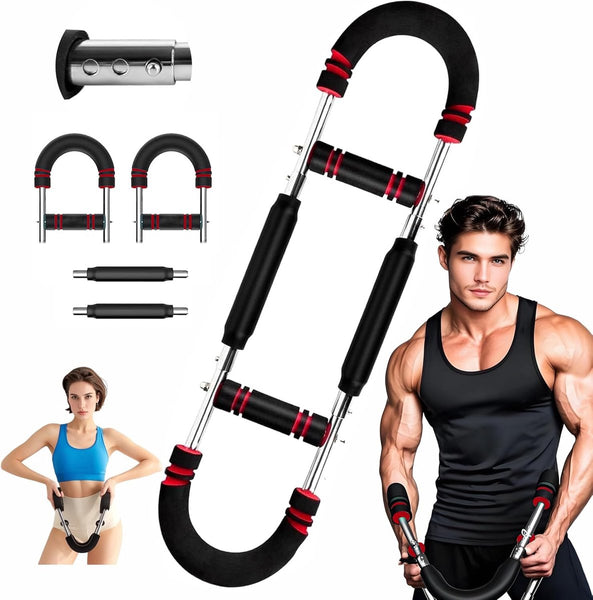 Arm Trainer U Shaped Twister Adjustable Chest Enlarger With 3 Resistance Levels Detachable Fitness Portable And Shoulder Resistance Trainers