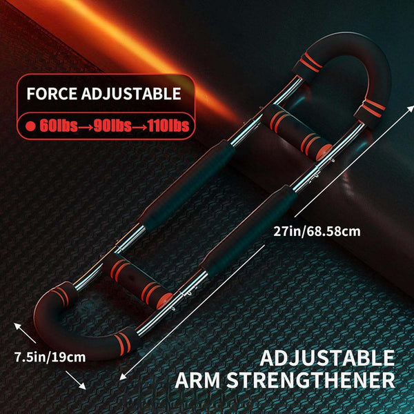 Arm Trainer U Shaped Twister Adjustable Chest Enlarger With 3 Resistance Levels Detachable Fitness Portable And Shoulder Resistance Trainers