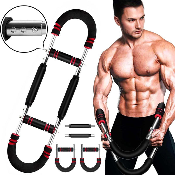 Arm Trainer U Shaped Twister Adjustable Chest Enlarger With 3 Resistance Levels Detachable Fitness Portable And Shoulder Resistance Trainers