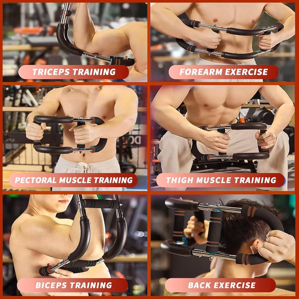 Arm Trainer U Shaped Twister Adjustable Chest Enlarger With 3 Resistance Levels Detachable Fitness Portable And Shoulder Resistance Trainers