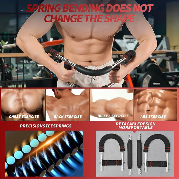Arm Trainer U Shaped Twister Adjustable Chest Enlarger With 3 Resistance Levels Detachable Fitness Portable And Shoulder Resistance Trainers
