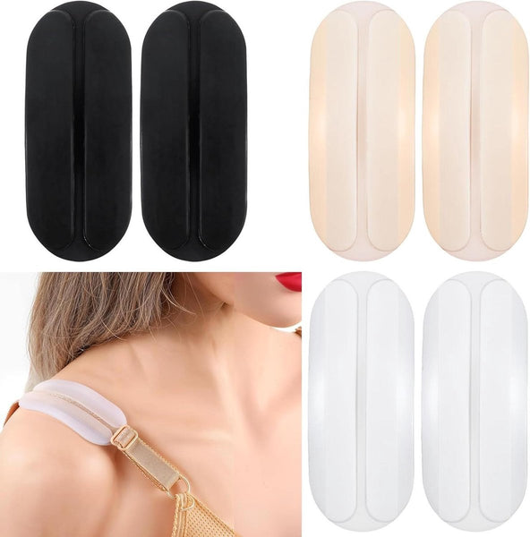 6 Pack Silicone Bra Strap Pads Non Slip Shockproof Shoulder Comfort Bra Accessories