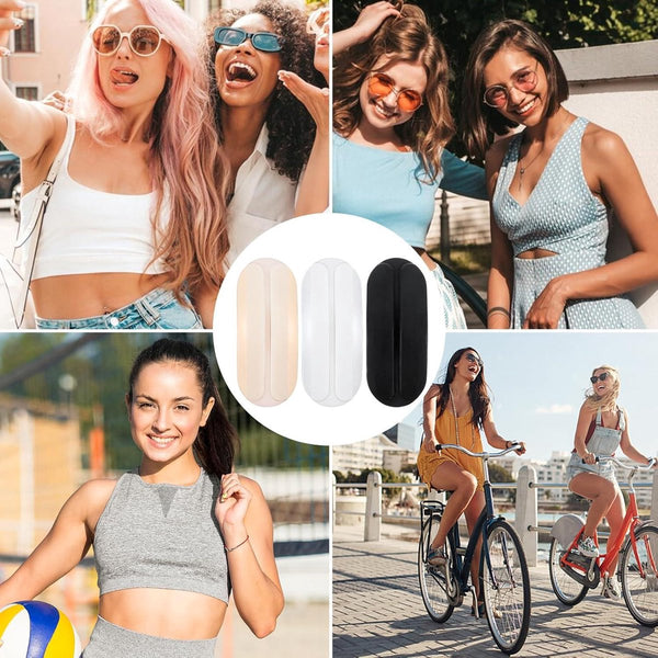 6 Pack Silicone Bra Strap Pads Non Slip Shockproof Shoulder Comfort Bra Accessories