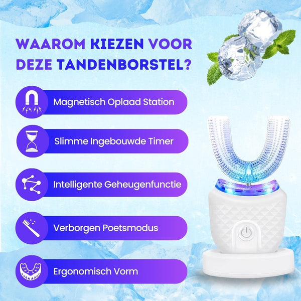U Shaped Electric Toothbrush For Adults Automatic And Ultrasonic Oral Care Electric Toothbrushes