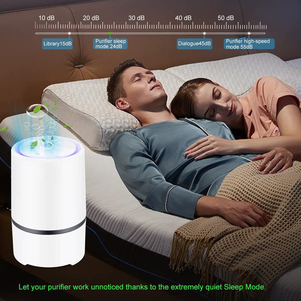 Air Purifier For Living Room Bedroom Office And Baby's Quality Indicator Effective Against Dust Mites Hay Fever Allergies Purifiers Air Purifiers