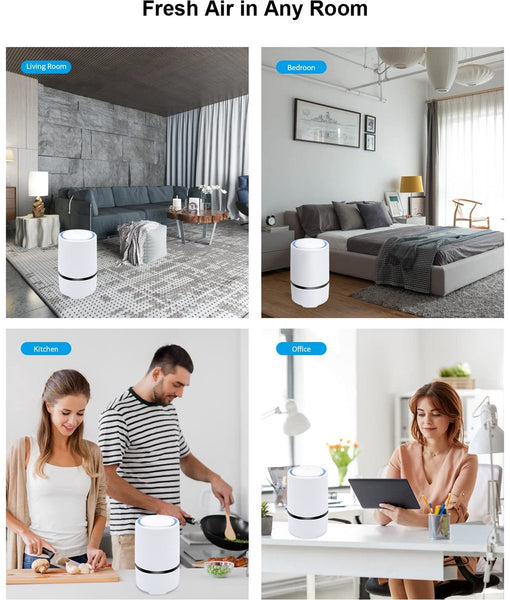 Air Purifier For Living Room Bedroom Office And Baby's Quality Indicator Effective Against Dust Mites Hay Fever Allergies Purifiers Air Purifiers