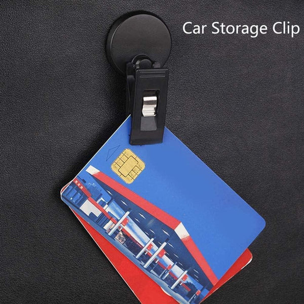 2X Car Windshield Parking Ticket Holder Clip Memo For Cars Vans Caravans Other Car Interior