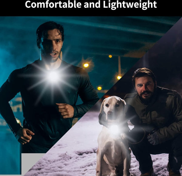 Usb Rechargeable Led Chest Lamp For Running & Outdoor Activities Safety & Reflective Gear