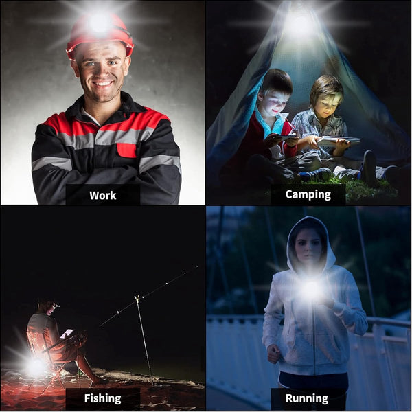 Usb Rechargeable Led Chest Lamp For Running & Outdoor Activities Safety & Reflective Gear