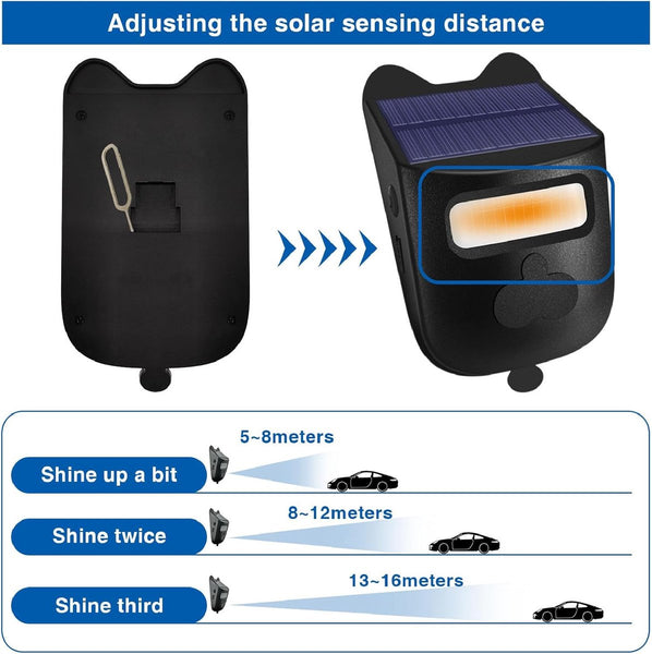 Driveway Alarm Entry Detector Solar Passage Wireless = Security Weatherproof Access Sensors & Motion Detectors