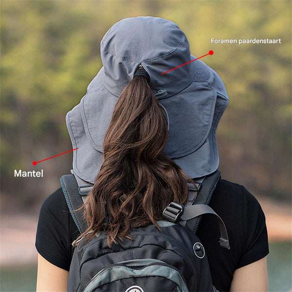 Women's And Men's Sun Hat Foldable Garden Wide Brim With Neck Flap Chin Strap For Outdoor Activities Gardening Dark Grey 1 Piece Hats