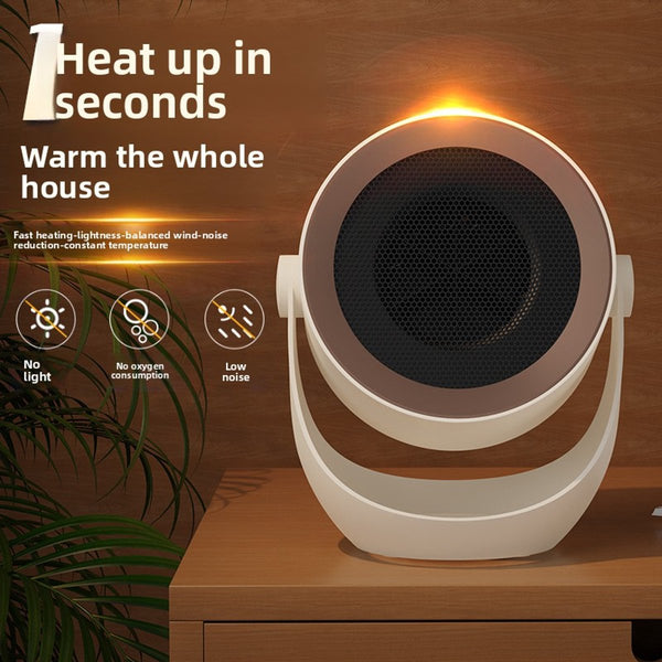 Ceramic Electric Heater Office Safety Protection Heating Quiet Operation Fast Wall Mounted Overheat Tip 2 Temperature Settings Heaters