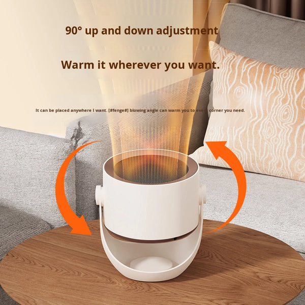 Ceramic Electric Heater Office Safety Protection Heating Quiet Operation Fast Wall Mounted Overheat Tip 2 Temperature Settings Heaters