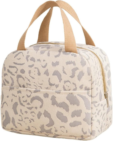 Children's Lunch Bag Reusable For Boys And Girls Mini Insulated 6L Small Picnic Work School Picnics Travel (Beige) Lunchboxes & Bags