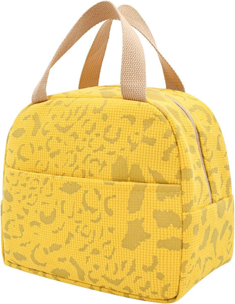 Children's Lunch Bags Reusable For Women And Men Mini Insulated 6L Small Picnic Work School Picnics Travel (Yellow) Lunchboxes & Bags