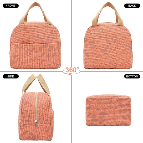 Children's Lunch Bags Reusable For Women And Men Mini Insulated 6L Small Picnic Work School Picnics Travel (Orange) Lunchboxes & Bags