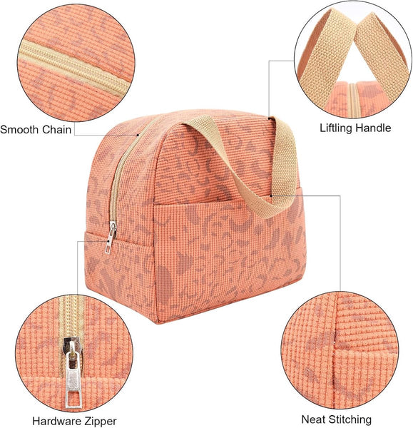 Children's Lunch Bags Reusable For Women And Men Mini Insulated 6L Small Picnic Work School Picnics Travel (Orange) Lunchboxes & Bags