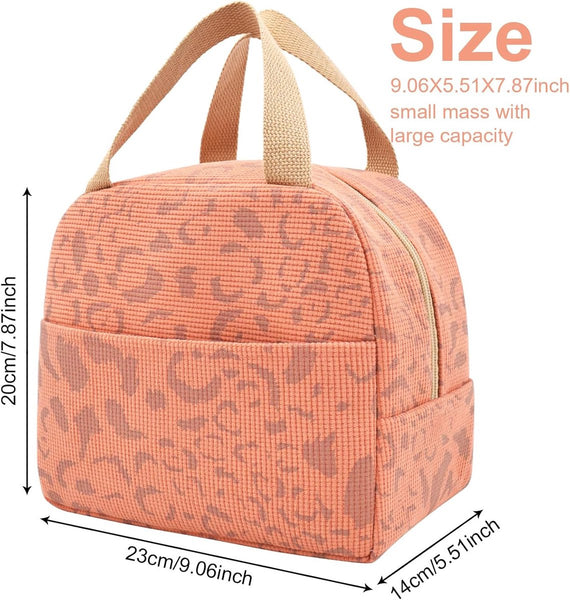 Children's Lunch Bags Reusable For Women And Men Mini Insulated 6L Small Picnic Work School Picnics Travel (Orange) Lunchboxes & Bags