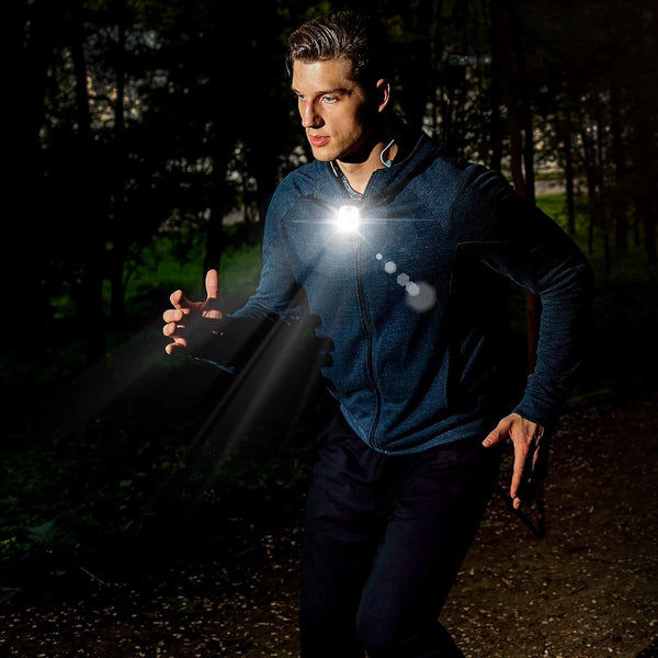 Clip On Outdoor Running Light Led Flashlight Usb Rechargeable Reflective Plastic Safety Accessory For Running/Training/Racing. Safety & Reflective Gea