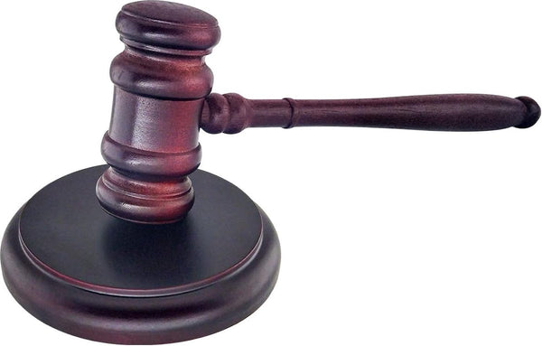 Handcrafted Gavel And Sound Block Set Ideal Gift Other Home Décor