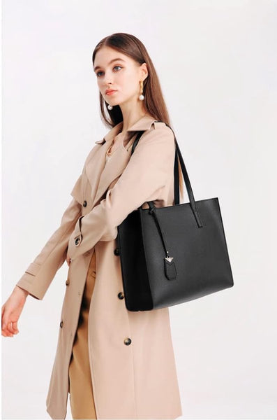 Handbags Large Women's Shopping Bags Fashion School Work Casual With Zipper A Black Western Style Women's Bags & Handbags
