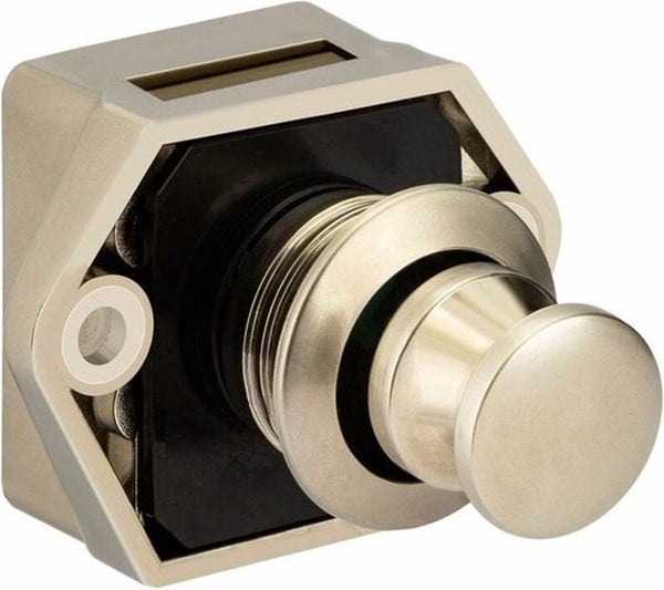 Push Button For Camper Van Locking Shutter Door Camping Rv Motorcycle Caravan 5 Pieces (Nickel) Trailer Parts