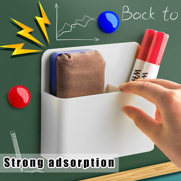 Pen Holder Magnetic Marker For School Whiteboard Storage Pencil Organizer Case Set Of 2 Pen Holders