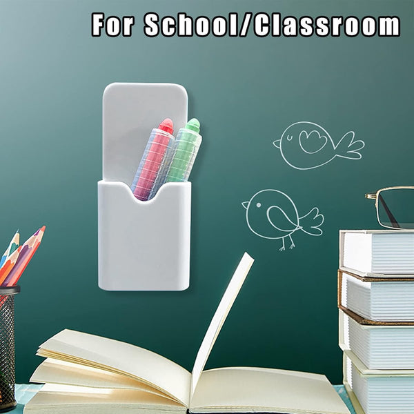 Pen Holder Magnetic Marker For School Whiteboard Storage Pencil Organizer Case Set Of 2 Pen Holders