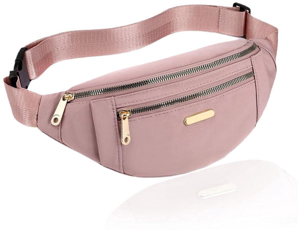 Fanny Pack Travel Wallet Money Belt Men's And Women's Outdoors Walking Sports Phone Bag Pink Fashion Favorite Travel Wallets
