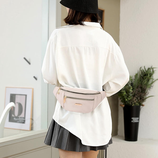 Fanny Pack Travel Wallet Money Belt Men's And Women's Outdoors Hiking Sports Phone Bag Off White Fashion Favorite Travel Wallets