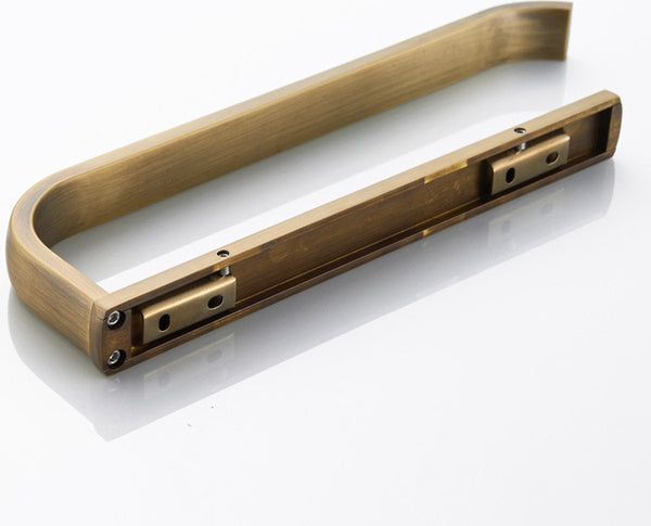 Brushed Brass Wall Mounted Towel Rail 1 Piece For Bathroom 29 Cm Accessory Towel Racks