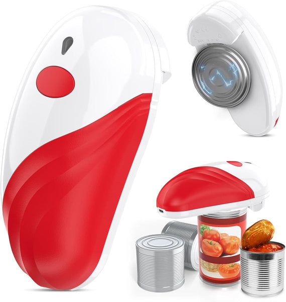 Automatic Electric Can Opener With Touch Control For All Sizes (Red) Can Openers