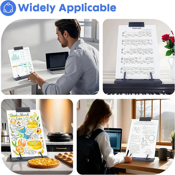 Book Stand For Reading & Typing 7 Angles Book Stands