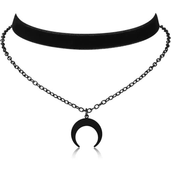 |Nn| Gothic Choker Necklace For Women Black Velvet Layered Jewelry Necklaces & Pendants