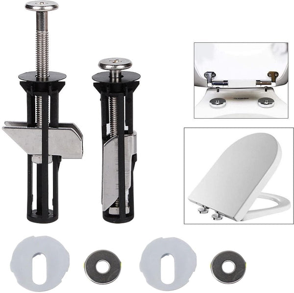 Toilet Seat Hinges Universal Mounting Kit For Seats Set Toilet Seats