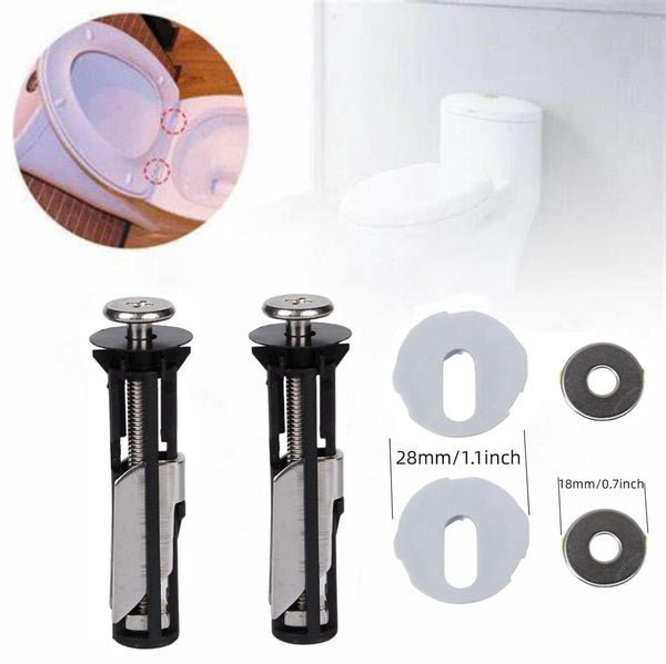 Toilet Seat Hinges Universal Mounting Kit For Seats Set Toilet Seats