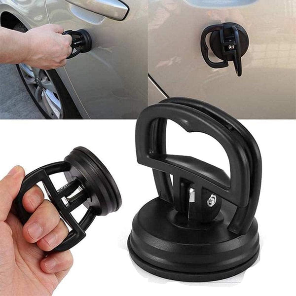 3 Pieces Mini Car Dent Remover Suction Cup Puller Lifter Extra Strong Cups Plate Holder Black 5.8Cm*6.5Cm Abs Dent Repair Kits & Tools