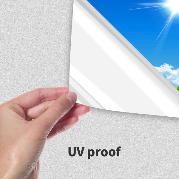 Film Blackout Sun Protection Cloth Sticker 45Cm X 100Cm Privacy Glass Windows Adhesive Window Film