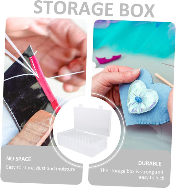 Sewing Thread Storage Box Organizer For Supplies And Accessories 42 Spools Other Sewing