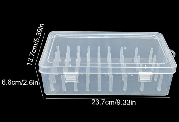 Sewing Thread Storage Box Organizer For Supplies And Accessories 42 Spools Other Sewing