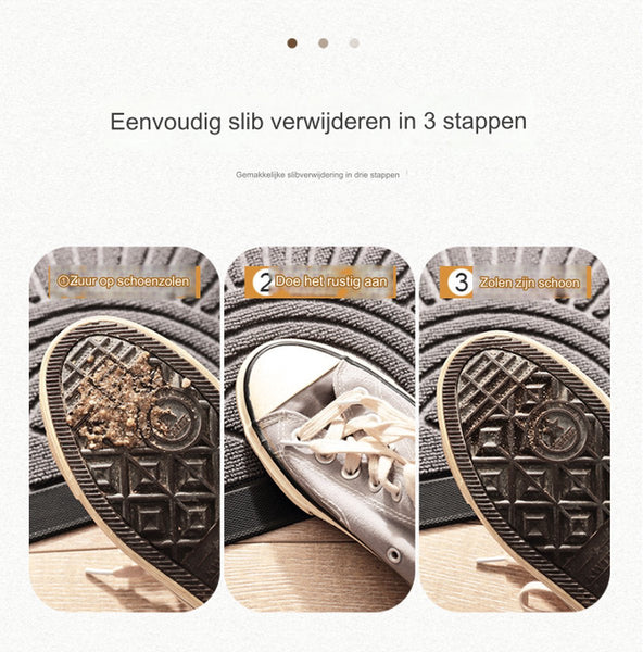Semi Circular Rubber Doormat Outdoor/Indoor Dark Gray 60X90cm Door Mats & Floor Mats