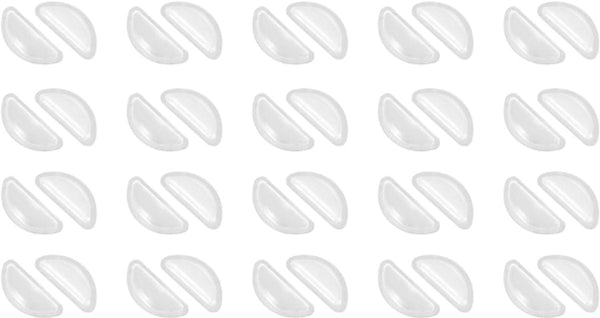 20 Pairs Silicone Anti Slip Glasses Nose Pads Transparent Self Adhesive Eyeglass Cleaning Tools & Supplies