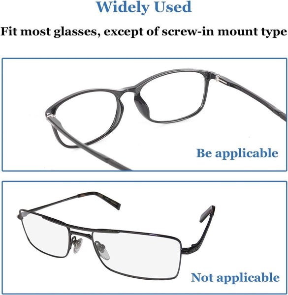 20 Pairs Silicone Anti Slip Glasses Nose Pads Transparent Self Adhesive Eyeglass Cleaning Tools & Supplies